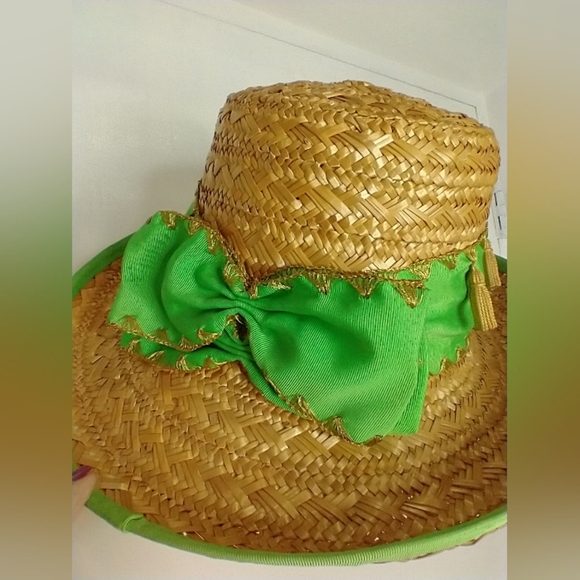 VINTAGE STRAW ERIC JAVITS HAT - Picture 5 of 7